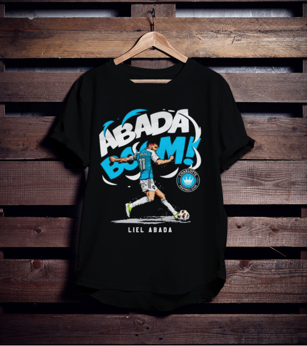 Liel Abada Charlotte Football Club Abada Boom Soccer Action T-Shirt