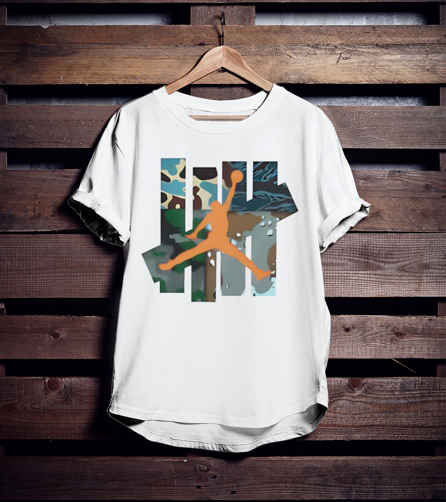 Luka Doncic Jordan X Undefeated Camo Jumpman Be More Prepared Than Anyone Else T-Shirt