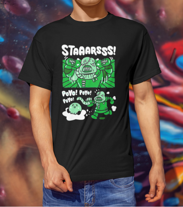 STAAARSSS Poyo Poyo Poyo Alien Creature Encounter T-Shirt