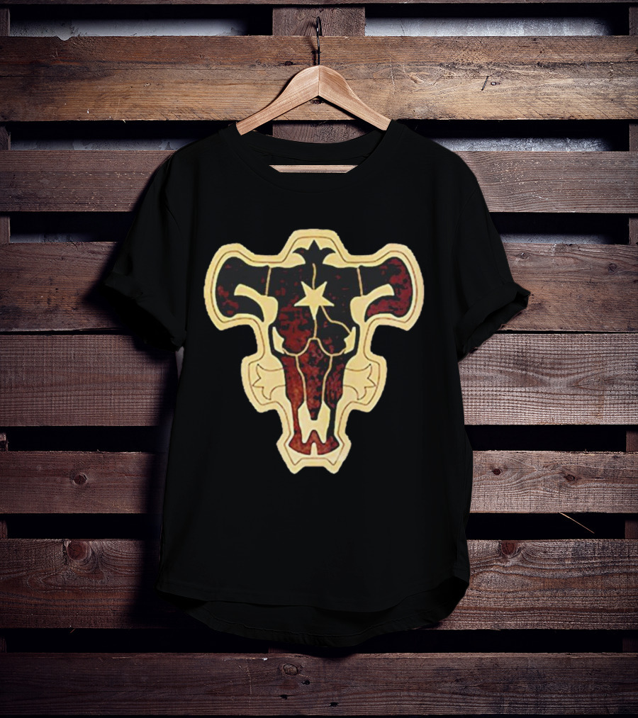 Zora Ideale Black Bull Symbol Black Clover Series T-Shirt