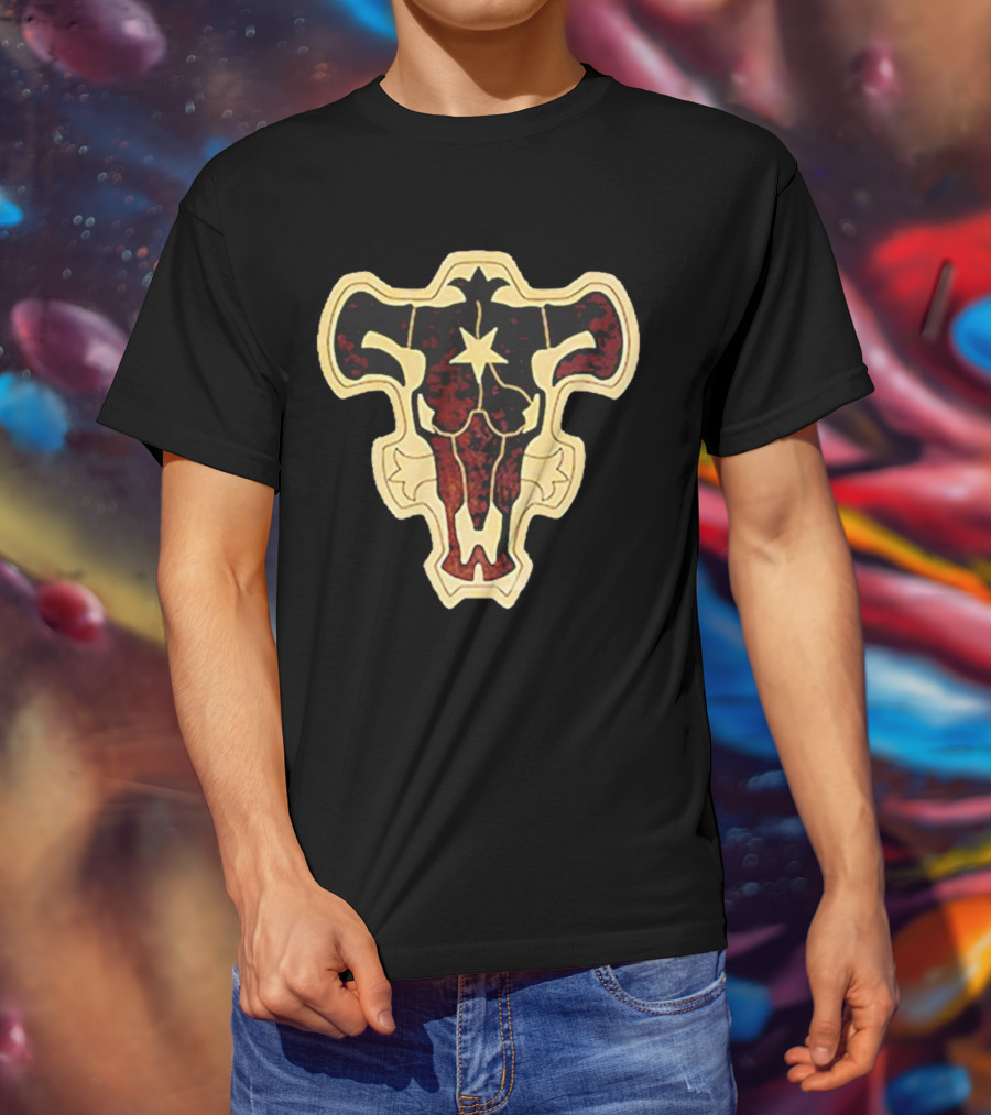 Zora Ideale Black Bull Symbol Black Clover Series T-Shirt