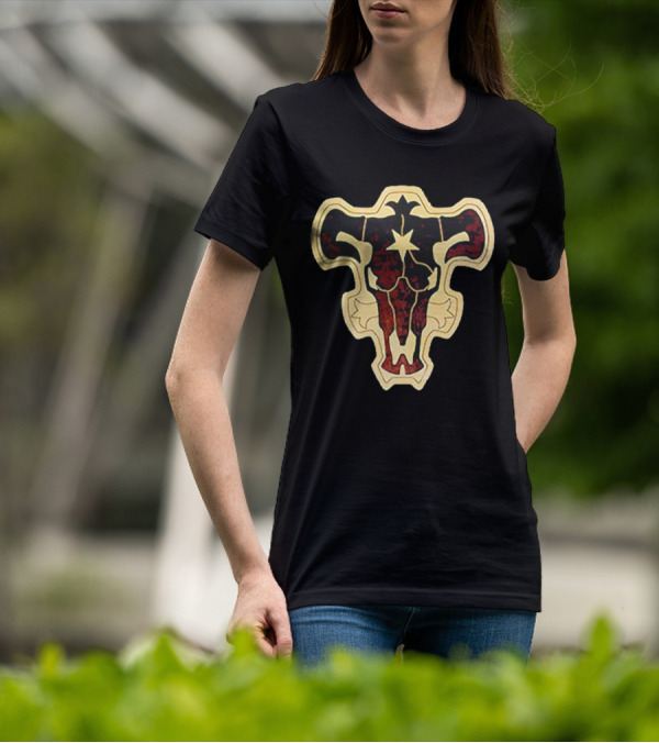 Zora Ideale Black Bull Symbol Black Clover Series T-Shirt
