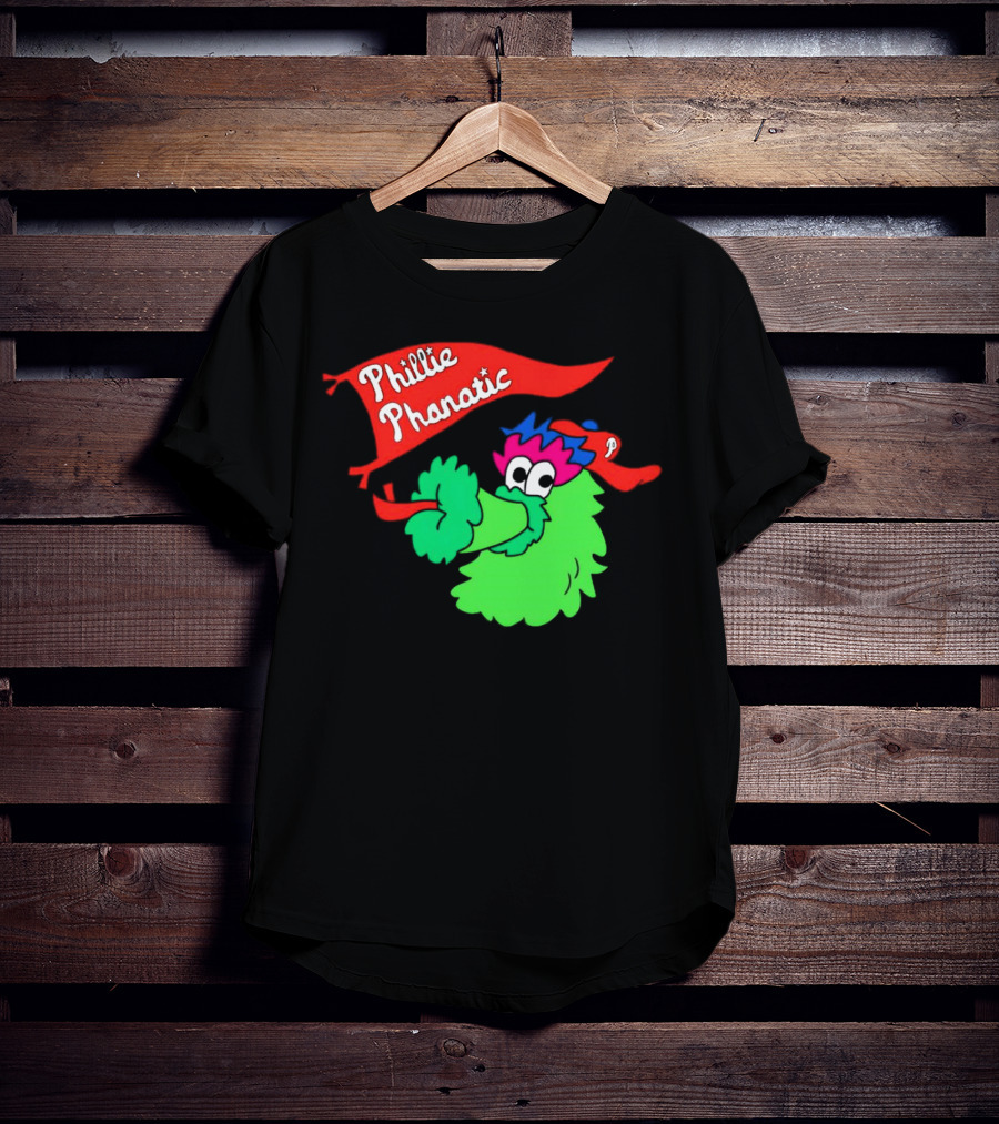 Phillie Phanatic Philadelphia Phillies Mascot Banner T-Shirt