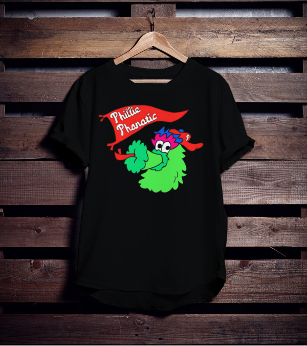 Phillie Phanatic Philadelphia Phillies Mascot Banner T-Shirt