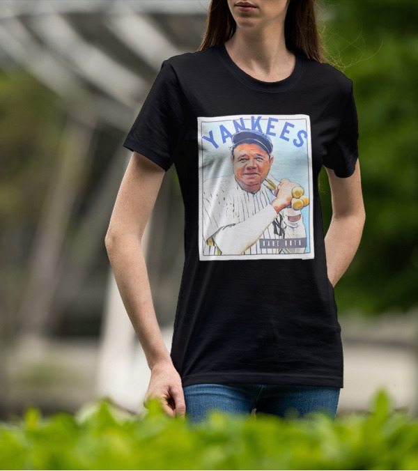 YANKEES Babe Ruth Baseball T-Shirt