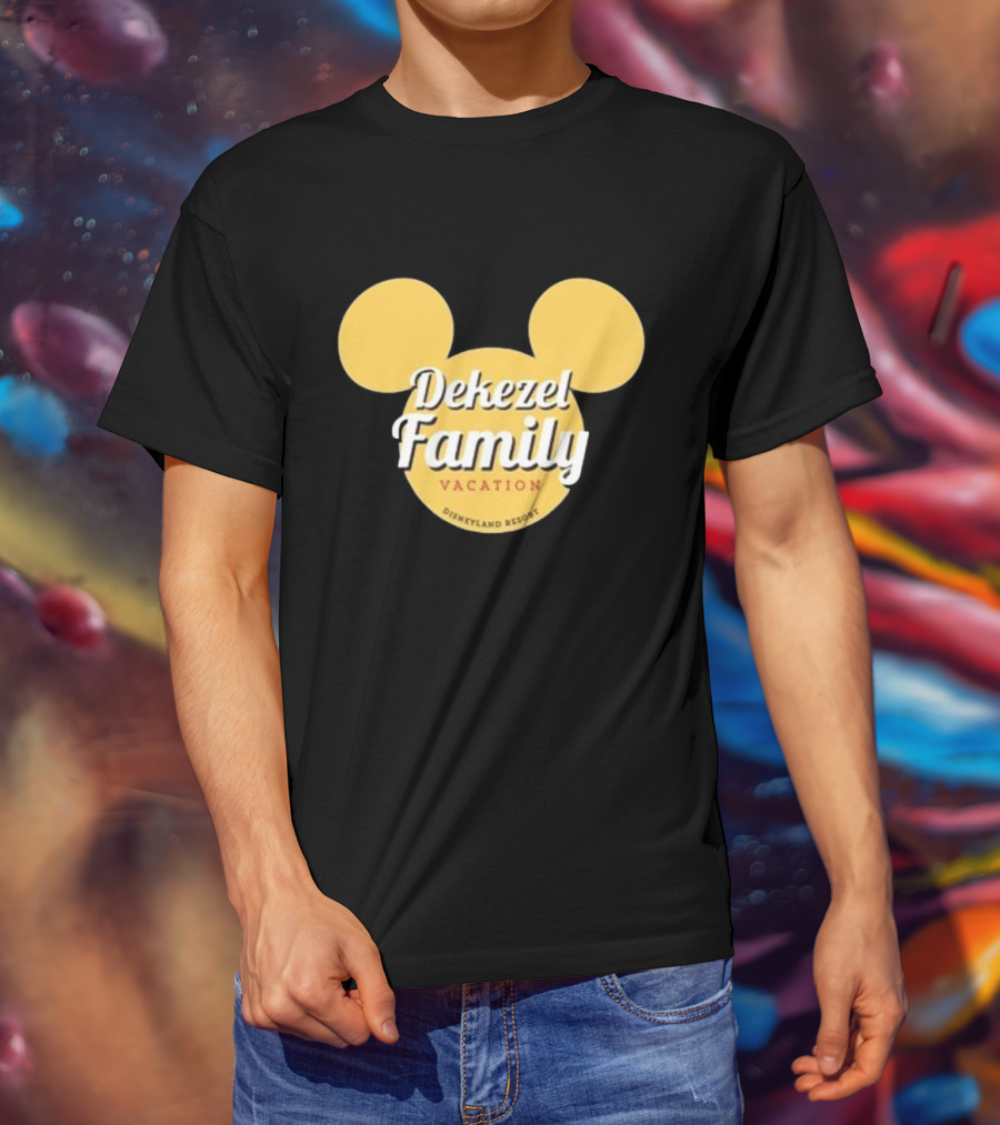 Dekezel Family Disneyland Resort Vacation Mickey Mouse T-Shirt