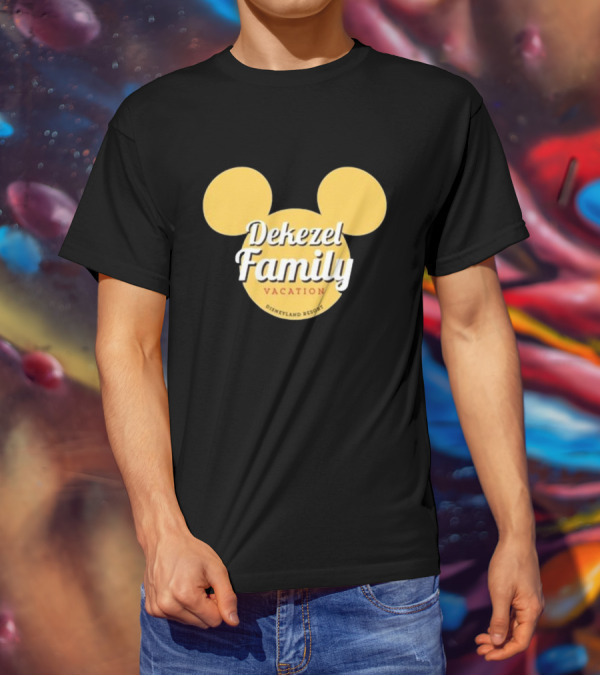 Dekezel Family Disneyland Resort Vacation Mickey Mouse T-Shirt