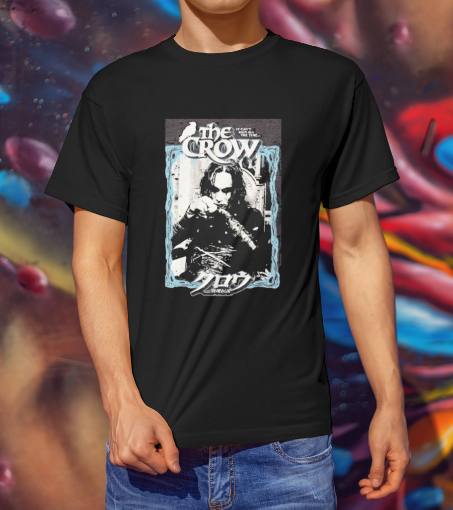 The Crow It Can't Rain All The Time Gothic Movie Scene T-Shirt