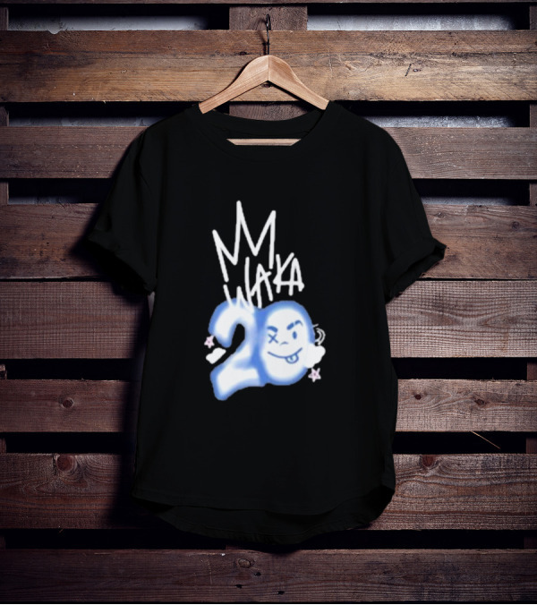 Waka Crew Waka 20 Birthday Bundle MM Style Cloud Star Emoji T-Shirt