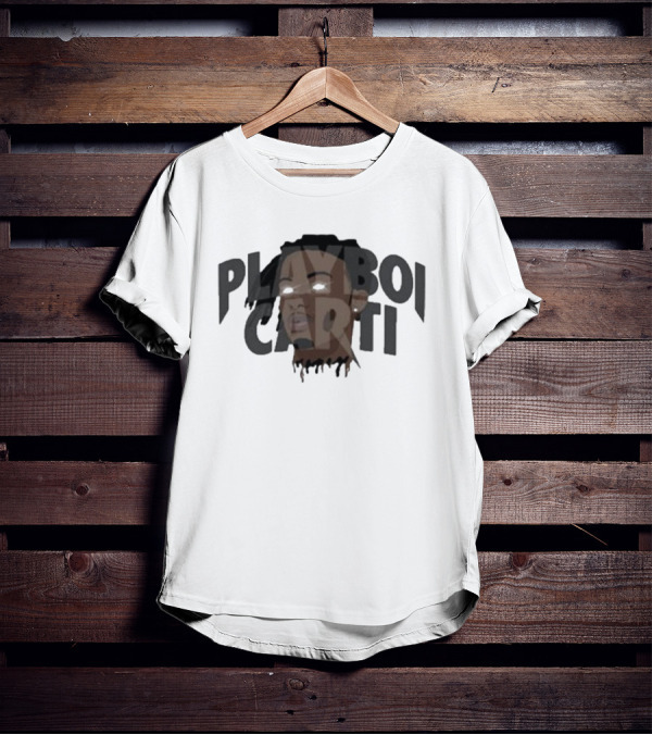 Playboi Carti Glow Eyes Portrait Dark T-Shirt