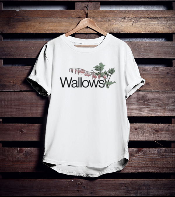 Wallows Red Flowers Green Leaves T-Shirt