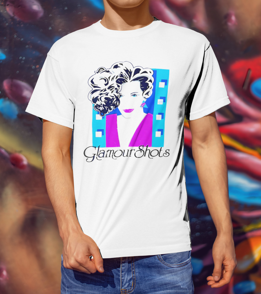 Glamour Shots Pop Art Retro Style Icons T-Shirt
