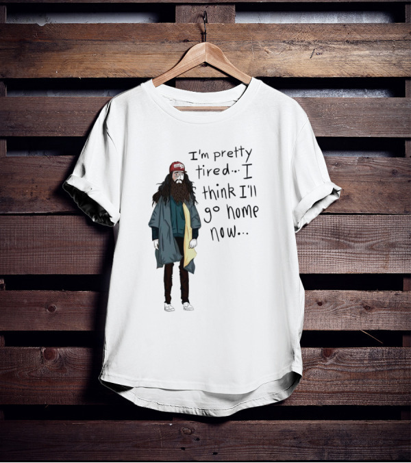 I'm Pretty Tired I Think I'll Go Home Now Vintage Movie Forest Run T-Shirt