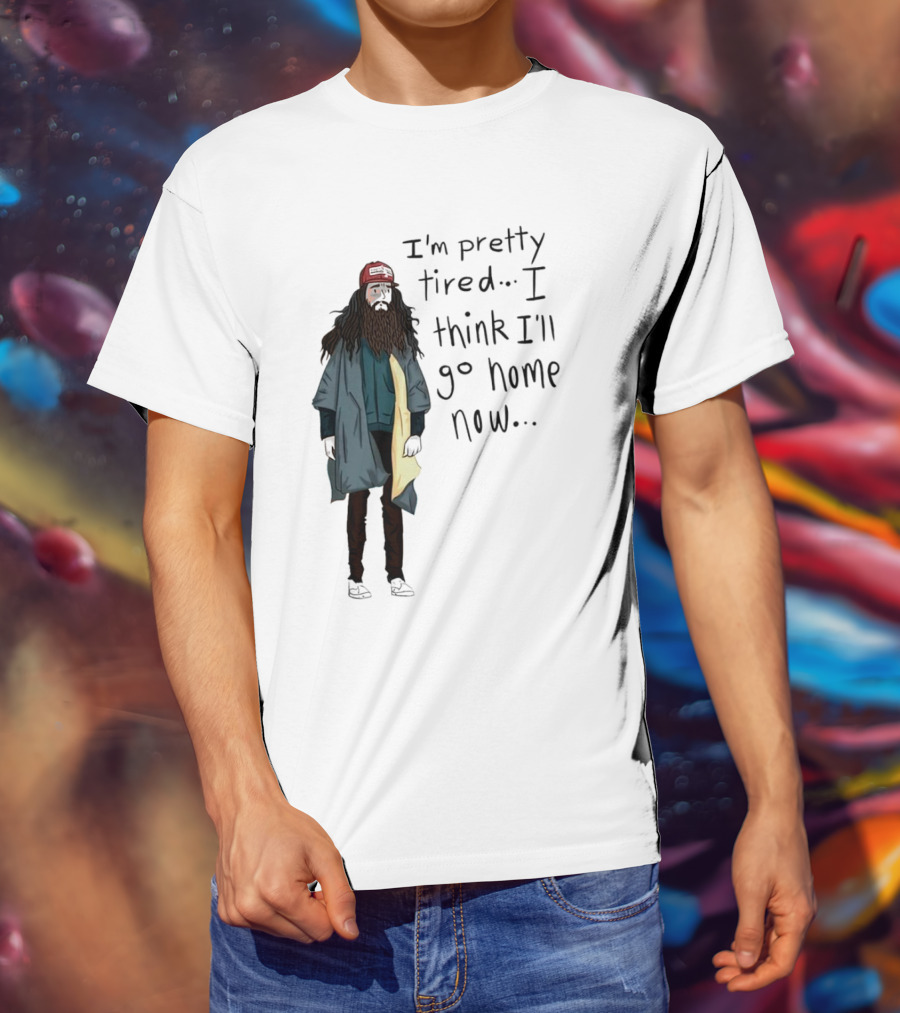 I'm Pretty Tired I Think I'll Go Home Now Vintage Movie Forest Run T-Shirt
