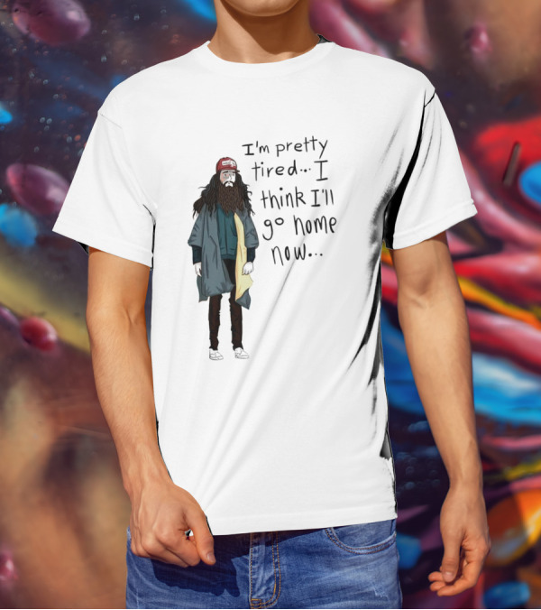 I'm Pretty Tired I Think I'll Go Home Now Vintage Movie Forest Run T-Shirt
