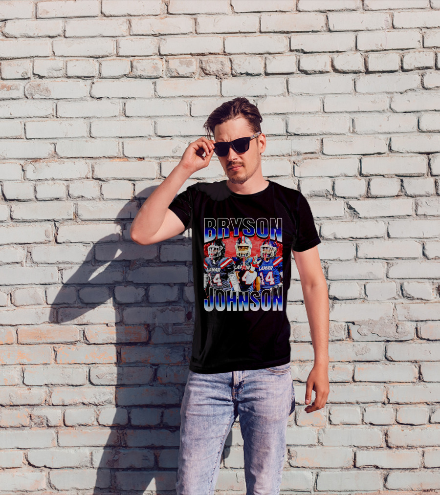 Bryson Johnson Lamar 44 Football Vintage T-Shirt
