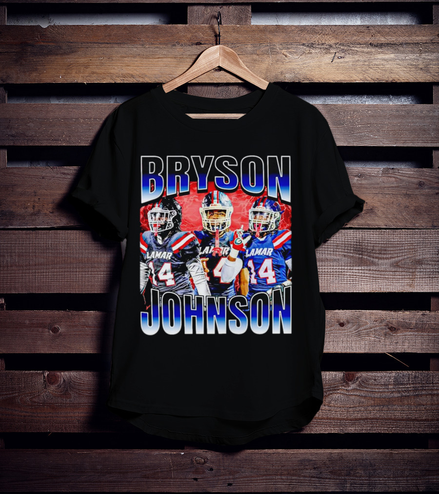 Bryson Johnson Lamar 44 Football Vintage T-Shirt