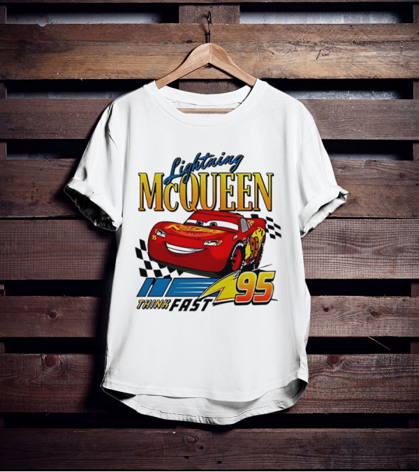 Lightning McQueen 95 Think Fast Racing Adventure T-Shirt