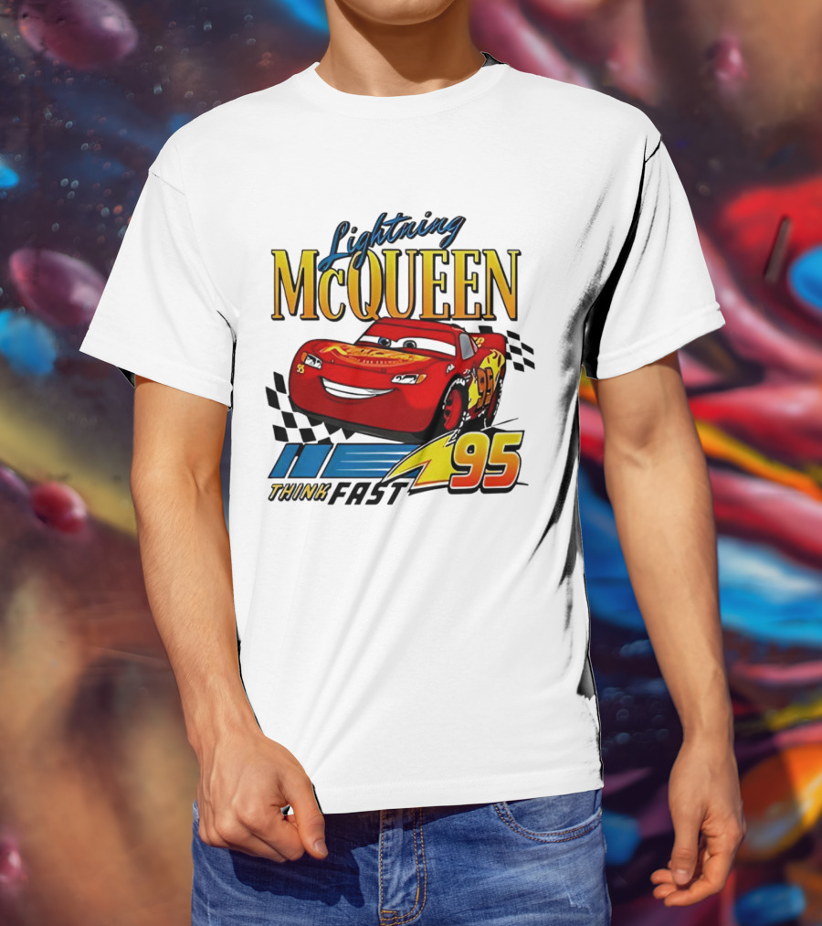 Lightning McQueen 95 Think Fast Racing Adventure T-Shirt