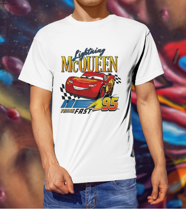 Lightning McQueen 95 Think Fast Racing Adventure T-Shirt