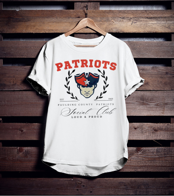 Patriots Paulding County Social Club Loud And Proud Est 1969 T-Shirt