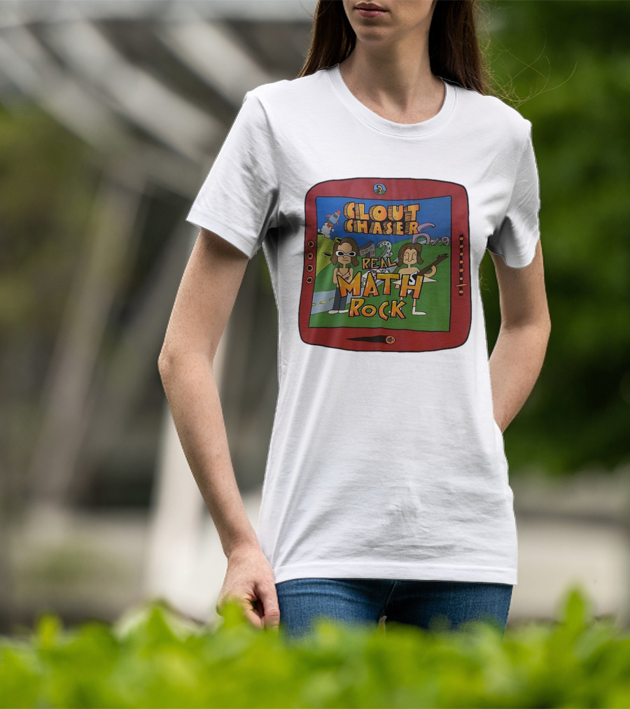 Clout Chaser Real Math Rock Cartoon TV Style Adventure T-Shirt
