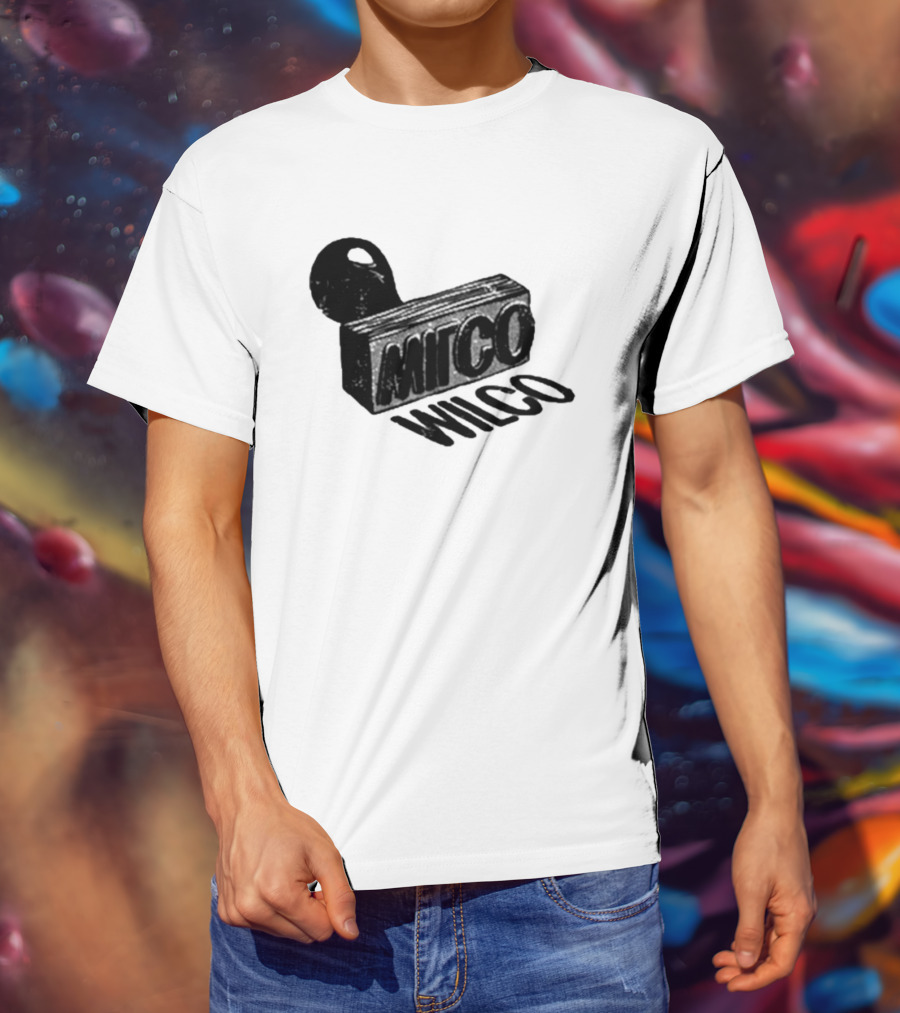Wilco Band Logo Stamp Block T-Shirt