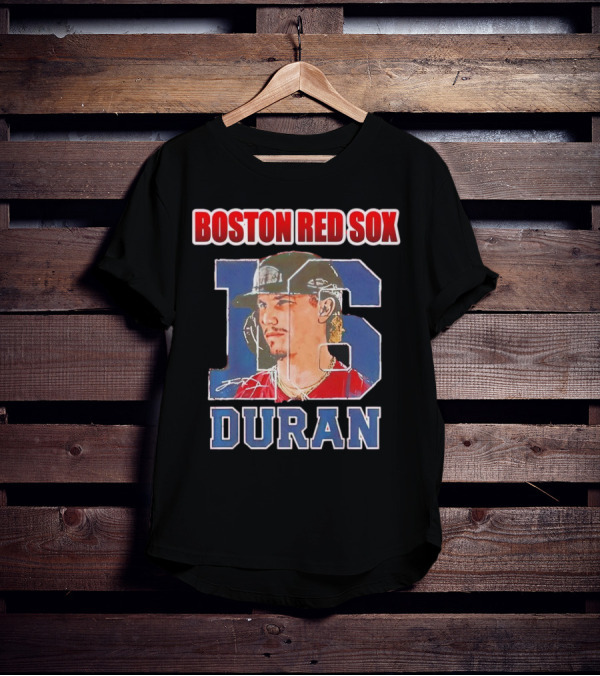 Boston Red Sox Jarren Duran 16 Portrait Patch T-Shirt
