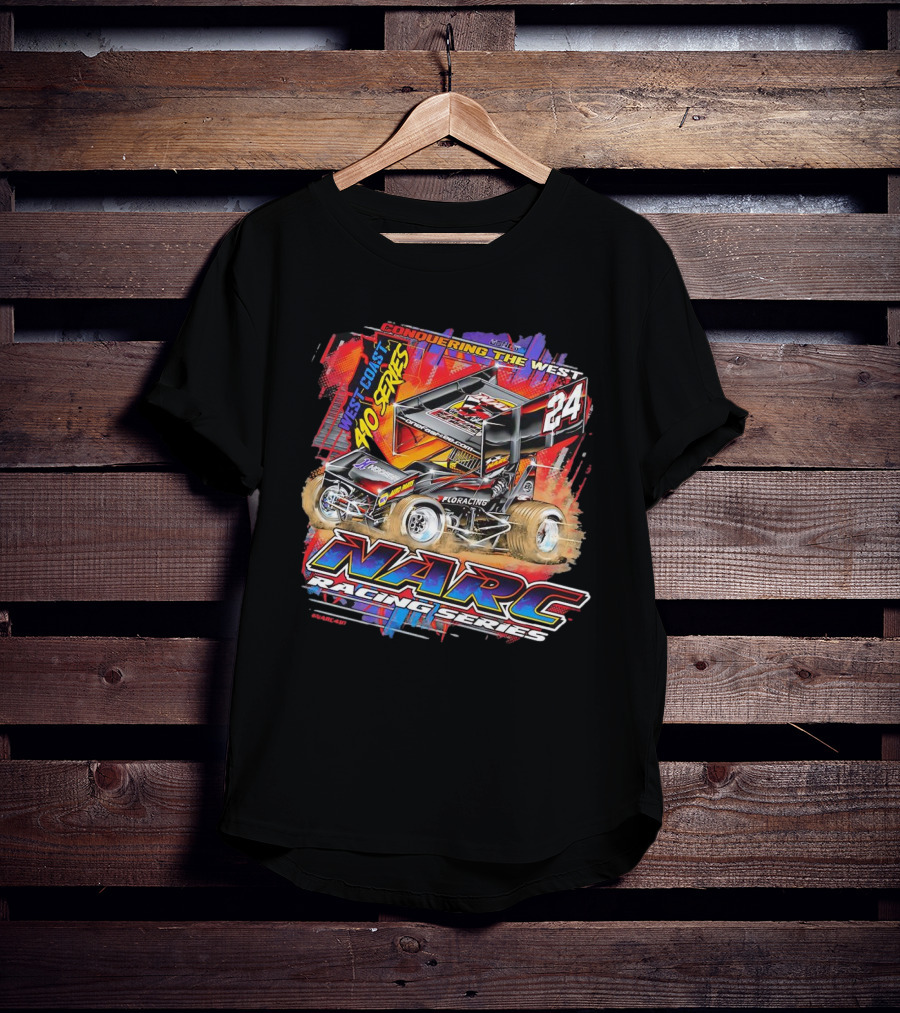 Conquering The West Coast 410 Series NARC Racing Series 24 T-Shirt