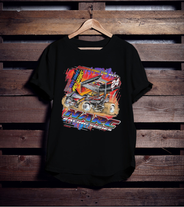 Conquering The West Coast 410 Series NARC Racing Series 24 T-Shirt