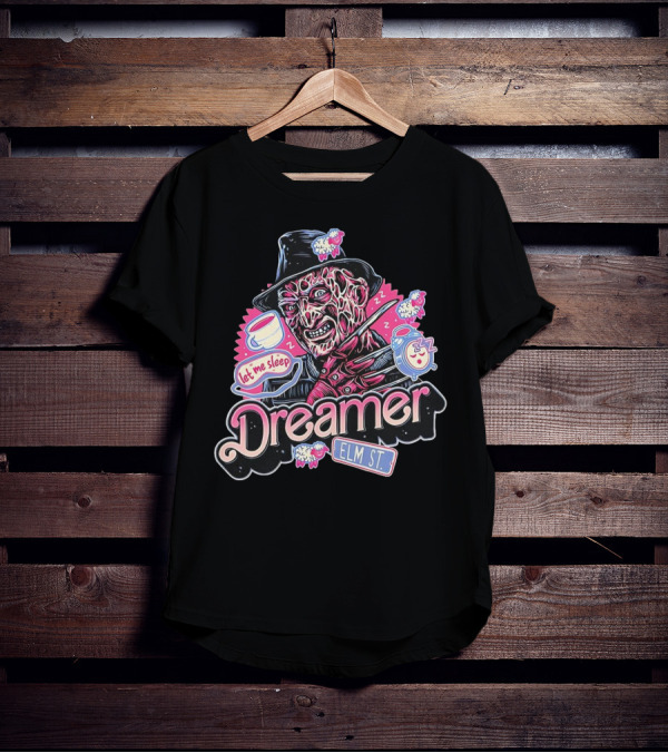 Freddy Krueger Dreamer Let Me Sleep Elm St T-Shirt