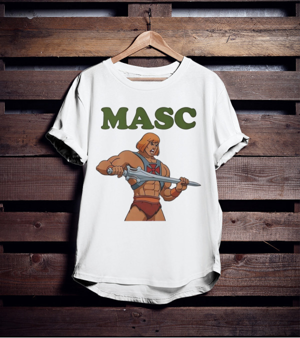 MASC He-Man Comic Character T-Shirt