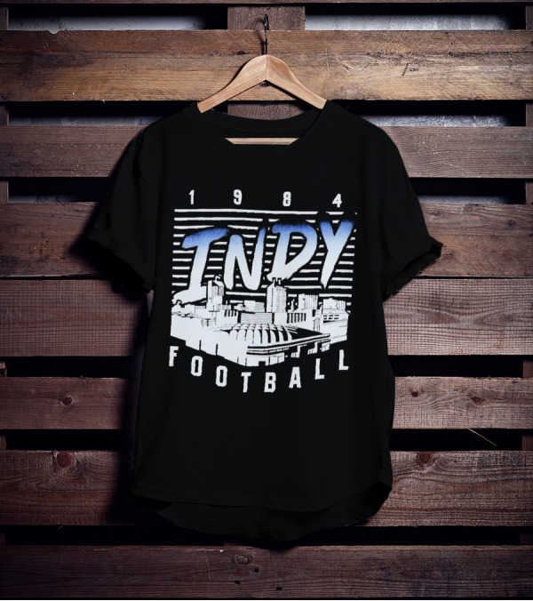 1984 Indy Football Skyline T-Shirt