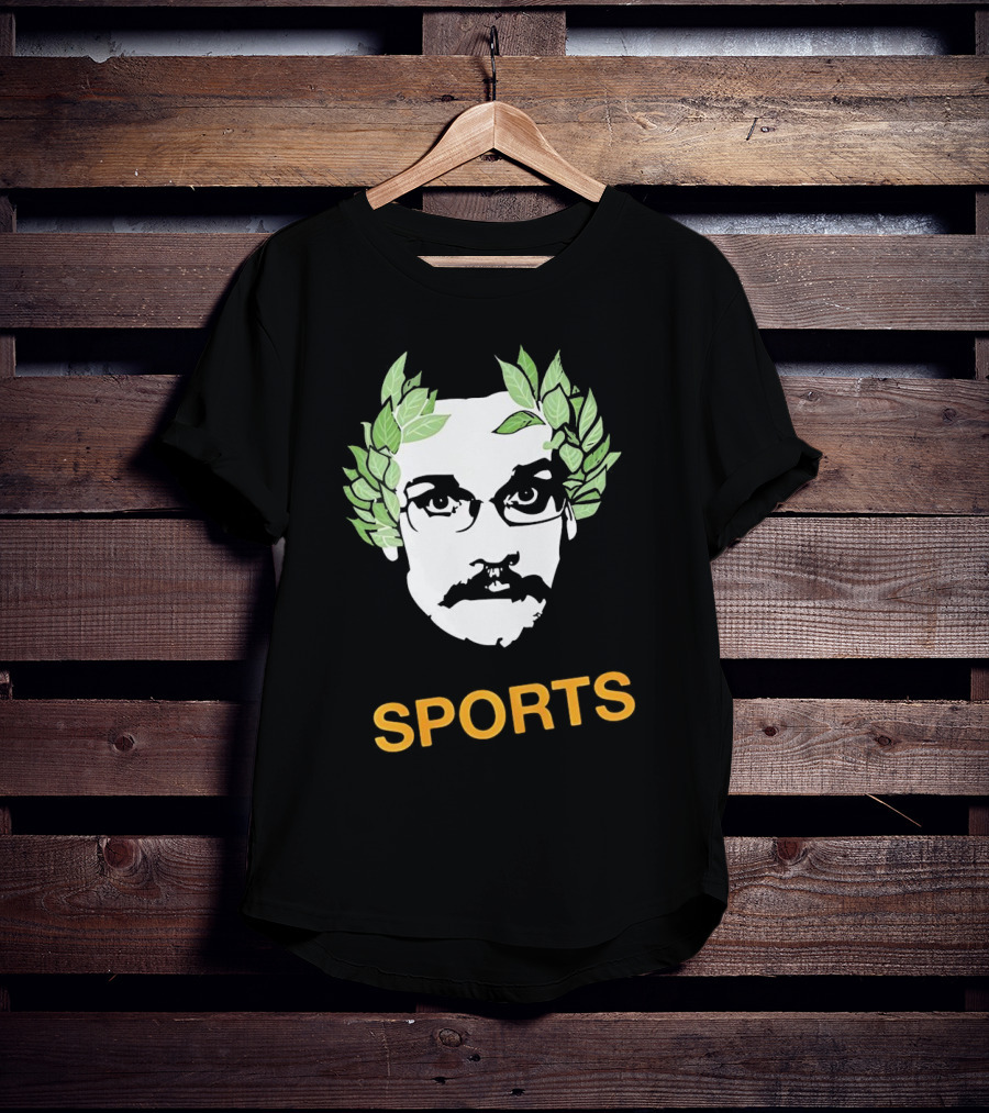 Olympic John Laurel Wreath Face Sports T-Shirt