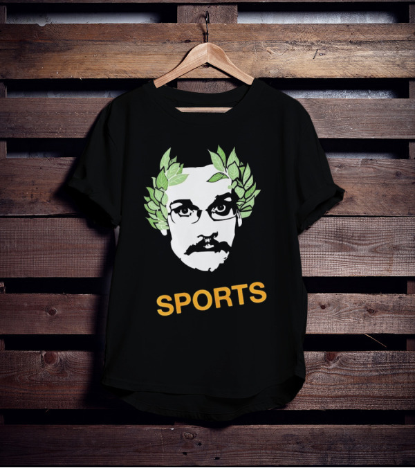 Olympic John Laurel Wreath Face Sports T-Shirt