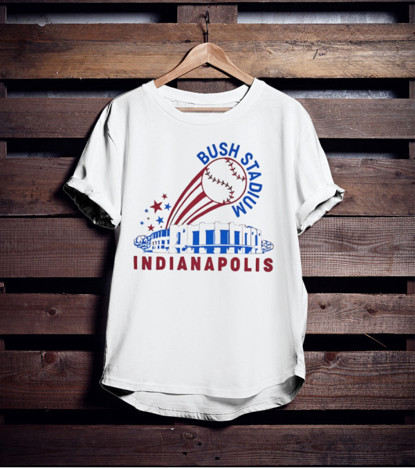 Bush Stadium Indianapolis Baseball T-Shirt