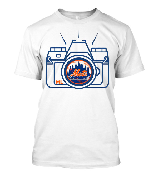 New York Mets Francisco Alvarez Marc Levine Camera T-Shirt