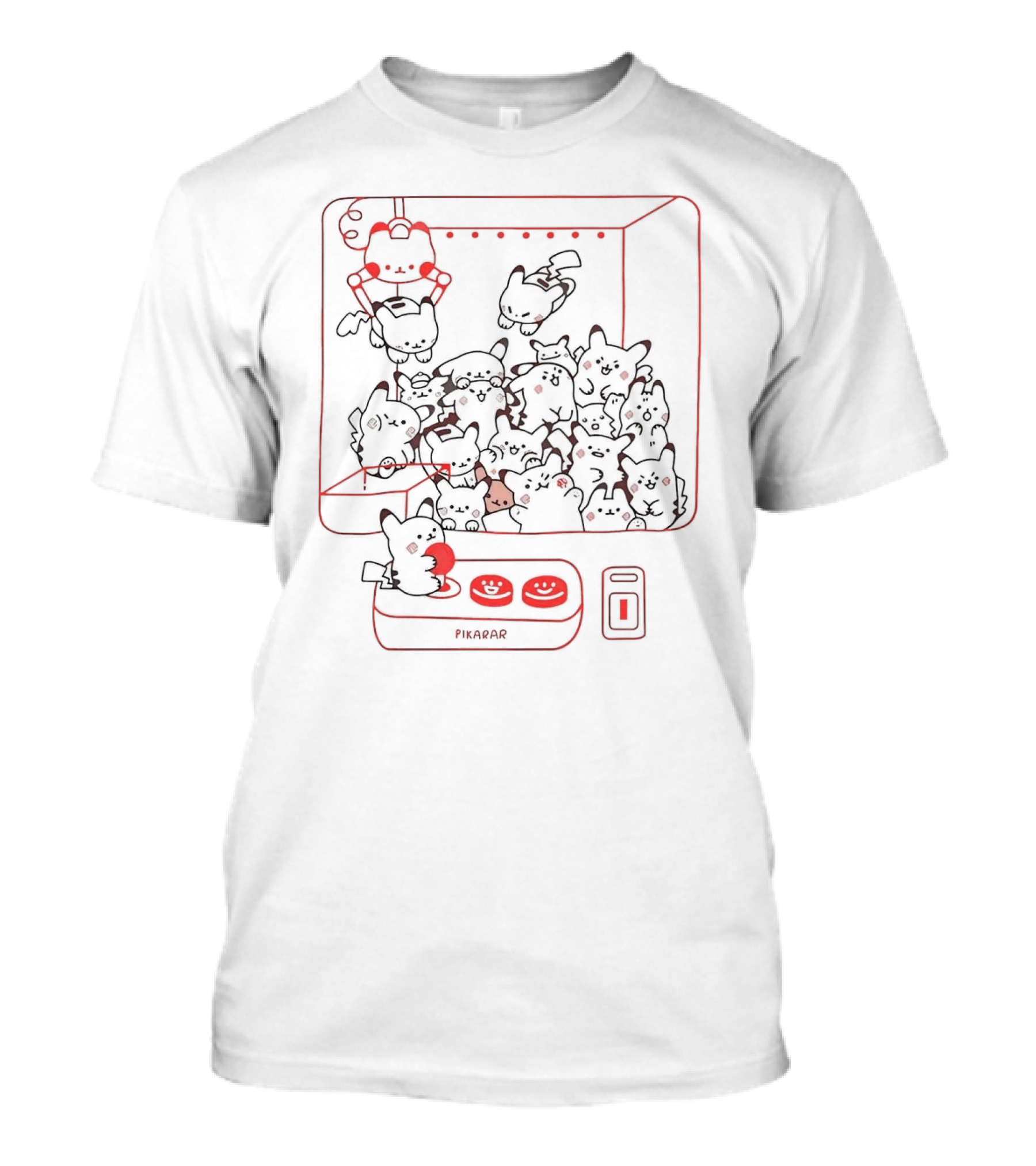 Pikachu Crane Game T-Shirt