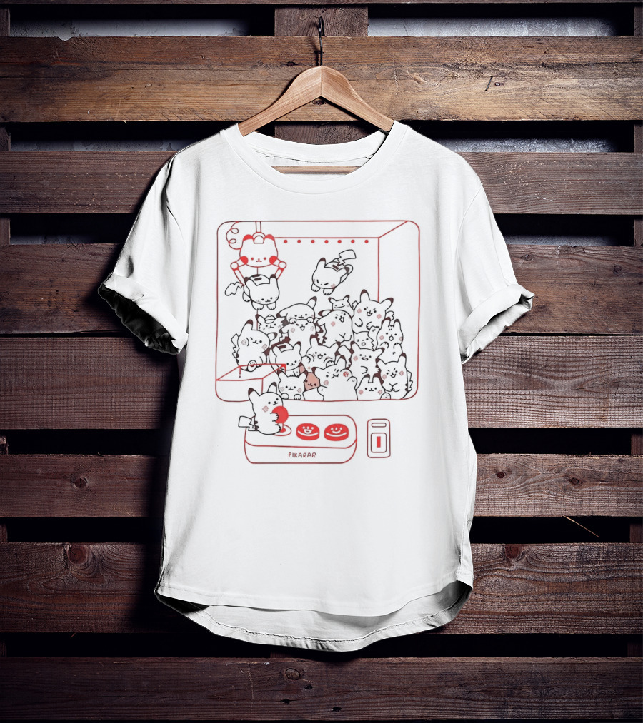 Pikachu Crane Game T-Shirt