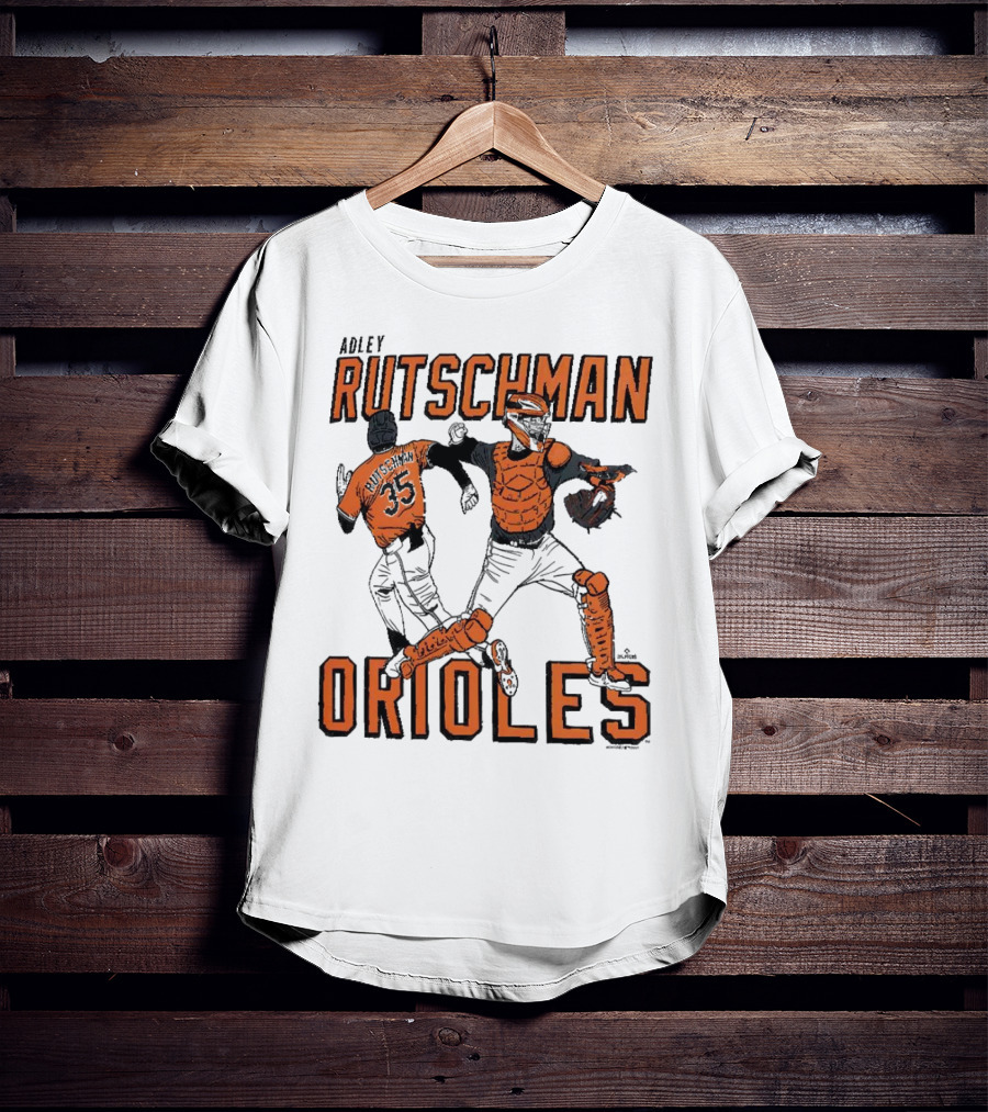 Adley Rutschman Baltimore Orioles #35 MLB Catcher T-Shirt