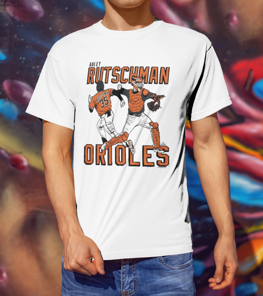 Adley Rutschman Baltimore Orioles #35 MLB Catcher T-Shirt