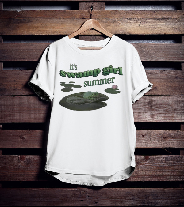 It's Swamp Girl Summer Frog Lily Pads Blossom T-Shirt