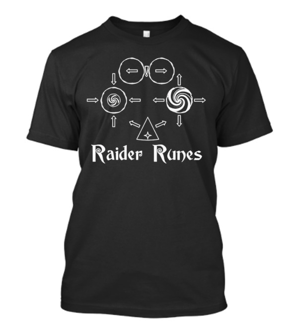 Raider Runes Circular Symbols And Arrows T-Shirt