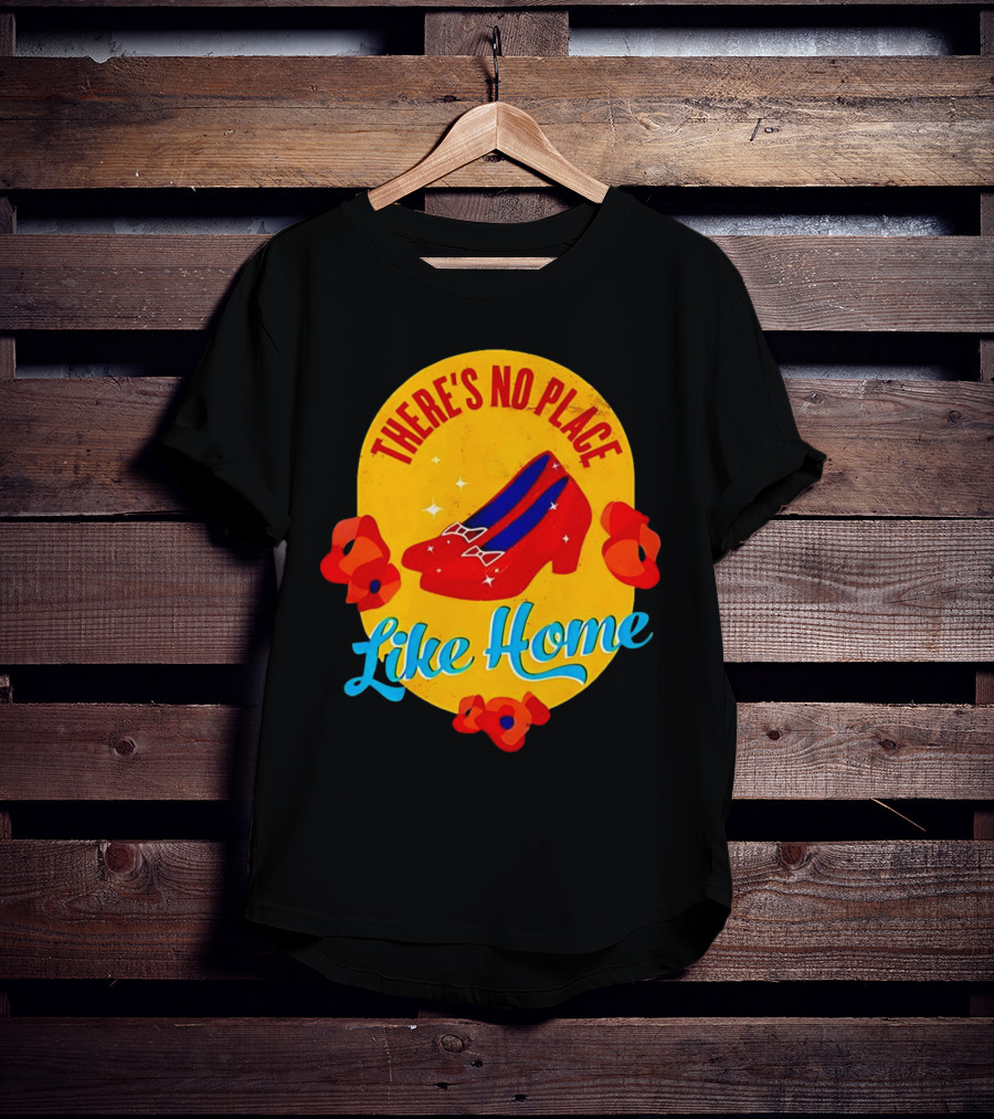 There's No Place Like Home Red Shoes Vintage T-Shirt
