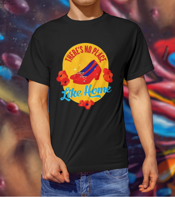 There's No Place Like Home Red Shoes Vintage T-Shirt