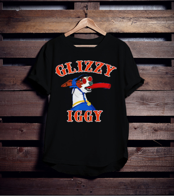 Glizzy Iggy Dog New York Mets Fun Canine Baseball T-Shirt