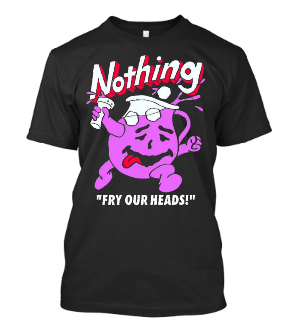Nothing Fry Our Heads Purple Pitcher Character T-Shirt
