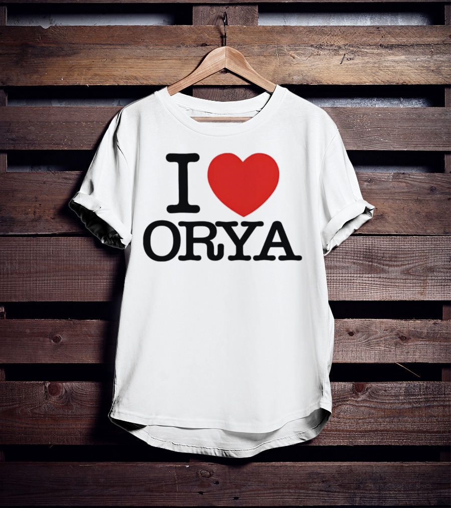 I Love ORYA Heart Icon T-Shirt