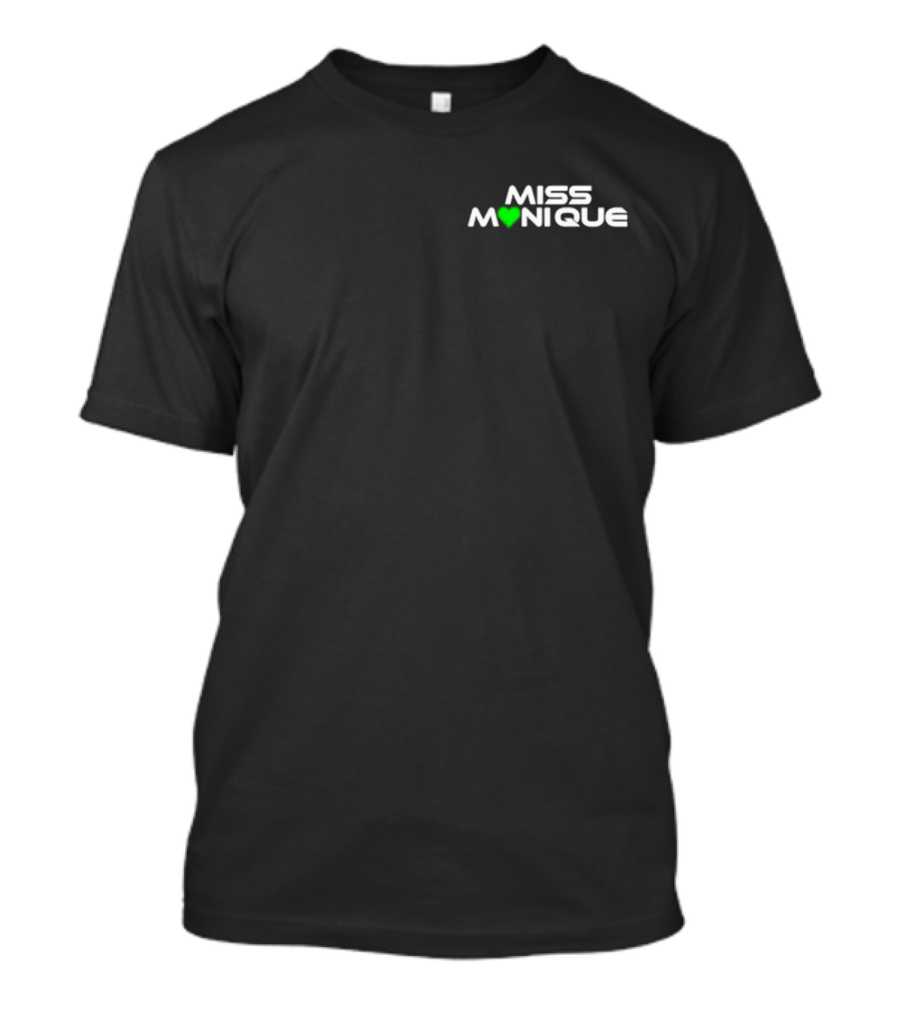 Miss Monique Green Heart Logo T-Shirt