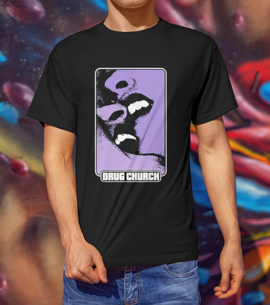 Drug Church Purple Lips Pure Noise T-Shirt